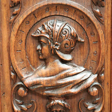 Load image into Gallery viewer, SALE Antique French 19th Century Oak Gothic Revival, Sacrament Church Court Cabinet B10697
