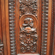 Load image into Gallery viewer, SALE Antique French 19th Century Oak Gothic Revival, Sacrament Church Court Cabinet B10697
