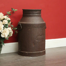 Load image into Gallery viewer, x SOLD Vintage WAY Milk Can with Lid, Rustic Farmhouse Garden Milk Can, Umbrella Holder. B10393
