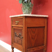 Load image into Gallery viewer, x SOLD Antique French Bedside Cabinet, Bedside Table, Antique French Oak Lamp Table B10893
