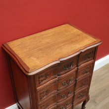 Load image into Gallery viewer, x Sold Vintage French Lingerie Chest, Tall Boy Chest, Bedside Cabinet, Chest of Drawers B10482

