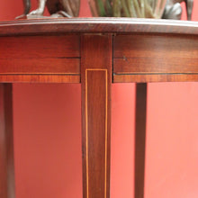 Load image into Gallery viewer, x SOLD Antique English Mahogany Side Table, Wine Table Lamp Table with Cross Stretcher B11100
