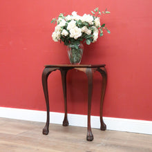 Load image into Gallery viewer, x SOLD Antique Australian Maple Lamp Table, Claw and Ball Foot Side, Hall or Wine Table. B11272
